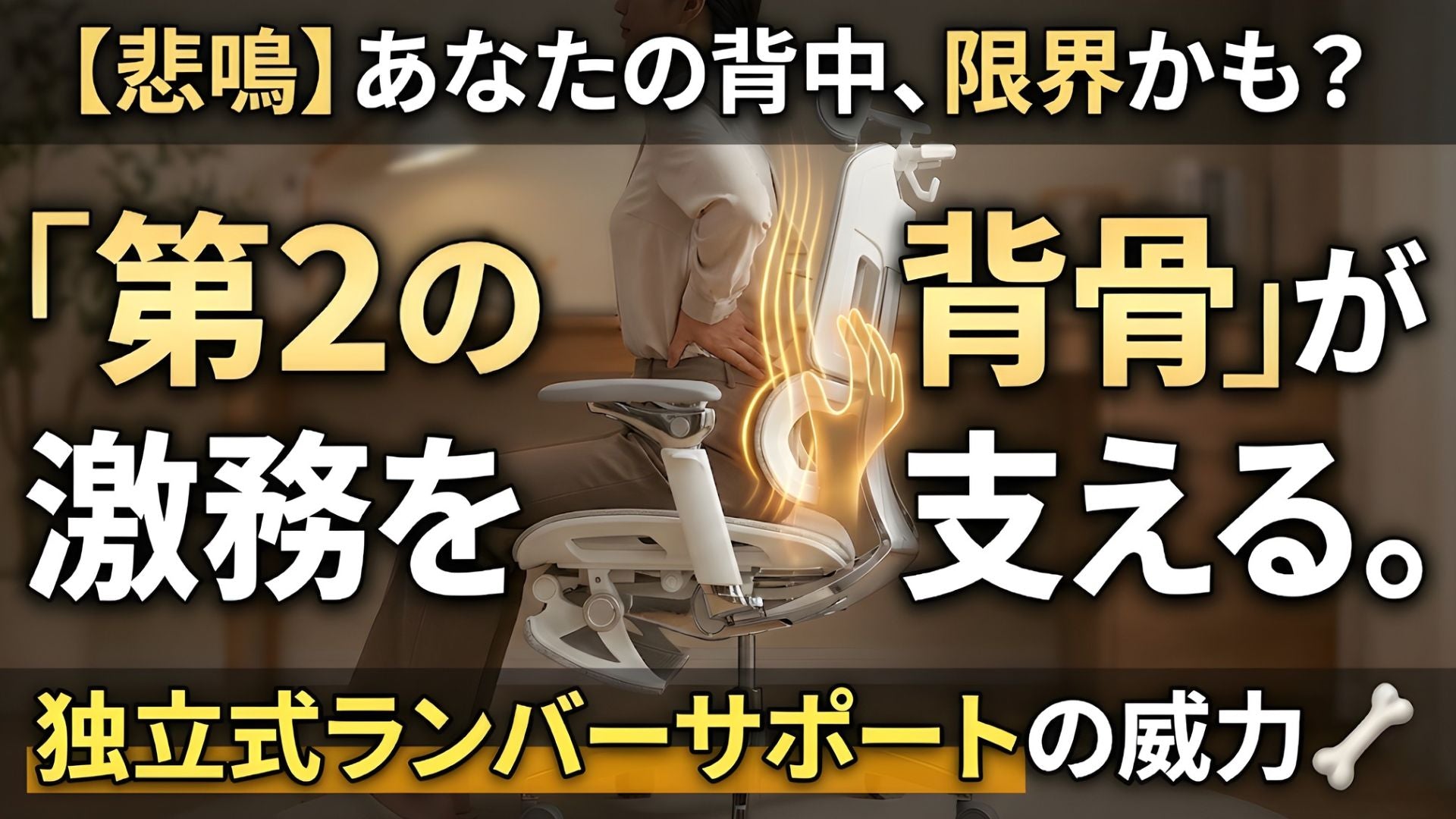 あなたの背中、悲鳴を上げていませんか?「第2の背骨」が激務を支える理由🦴