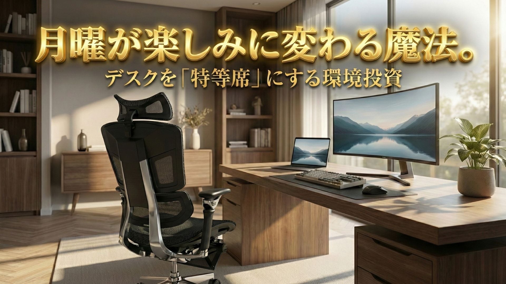 月曜が楽しみになる魔法。デスクに向かうのが億劫な自分を変える「環境投資」🪄