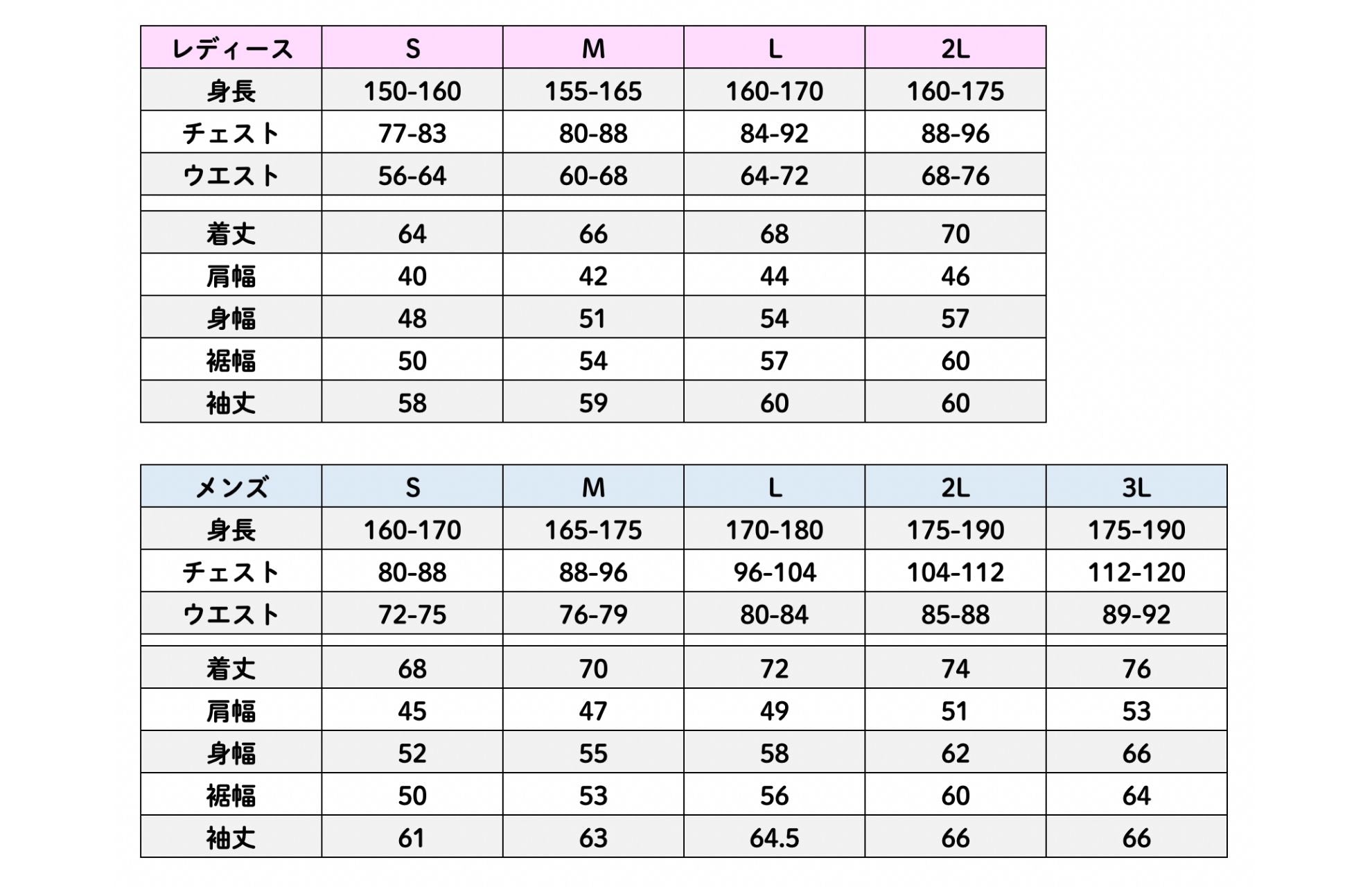 フェアリーノヴァのサイズ交換について