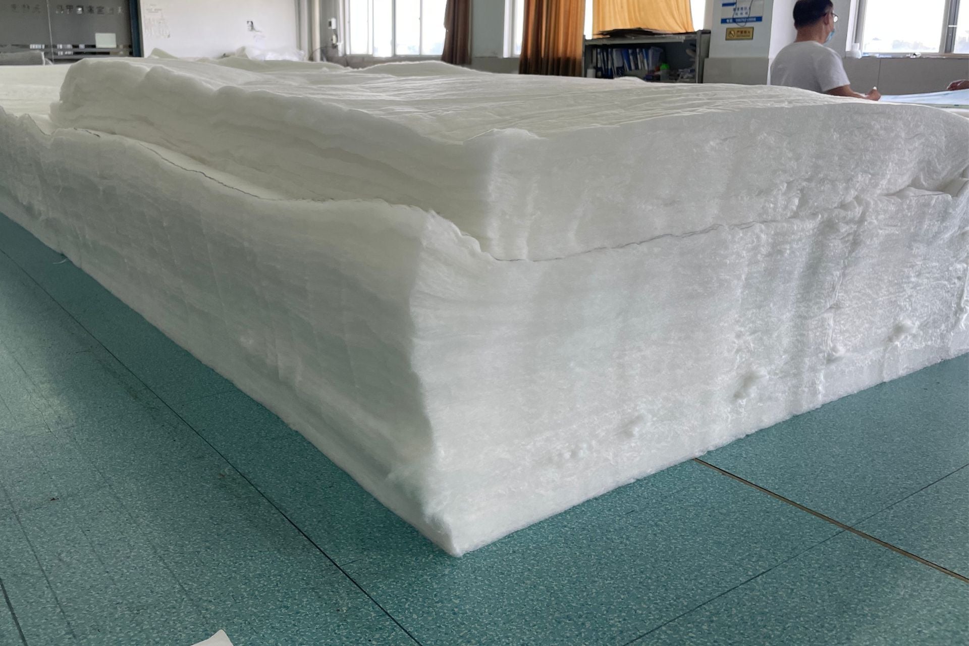 掛け布団の生産状況をご報告します❗