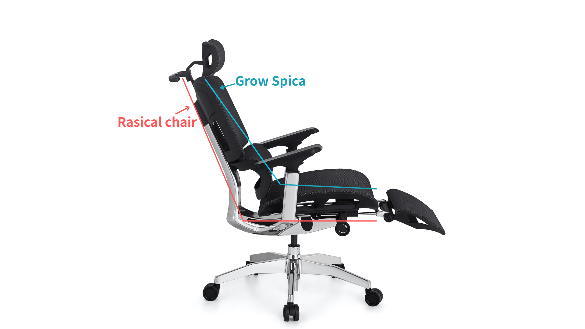 「Rasical Chair」140から130にリクライニング角度が変化した件について