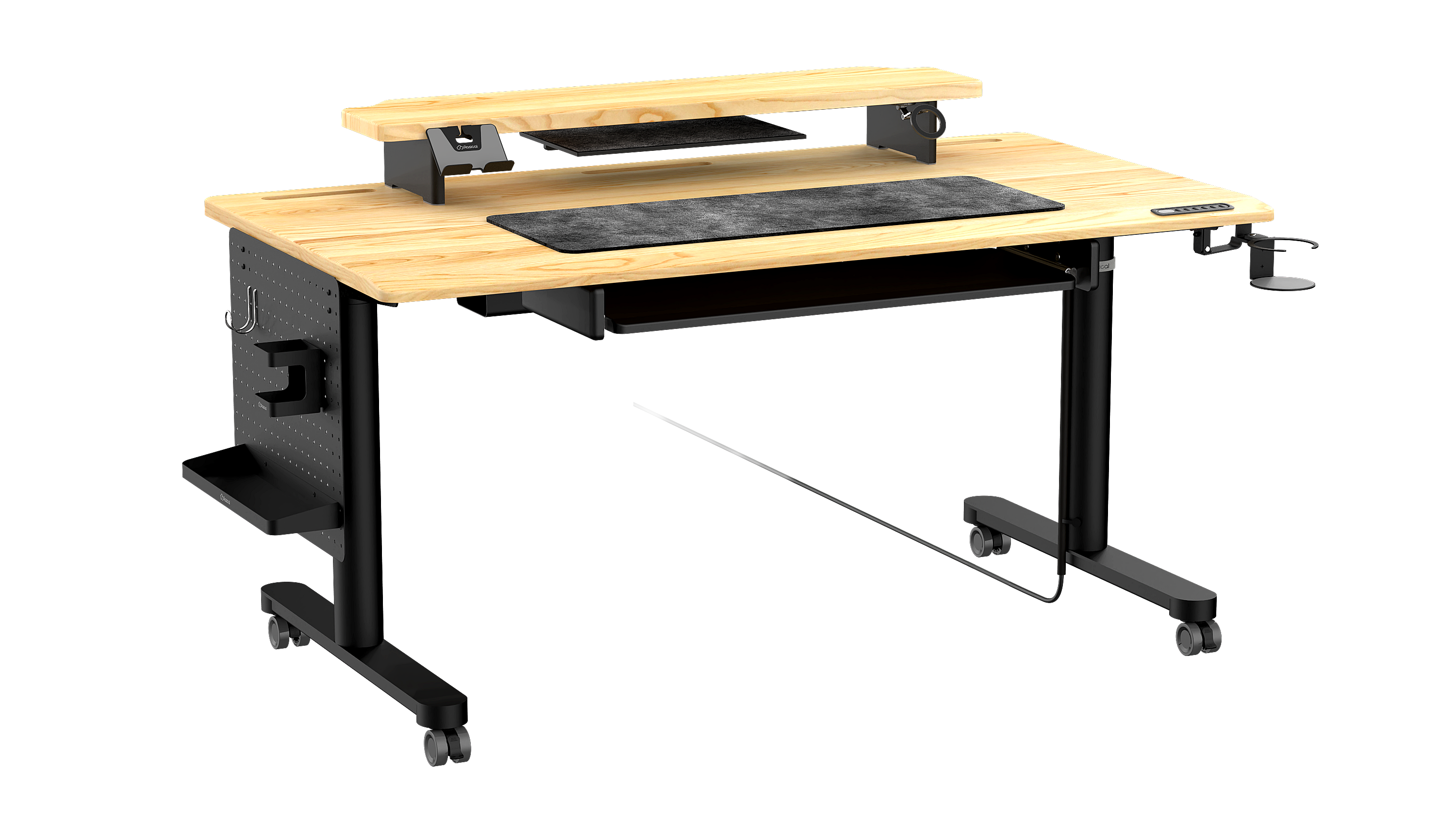 【1点モノ、早い者勝ち】Rasical Desk 体験展示使用品 モニターアームつき、セットにより最大23点フルセット