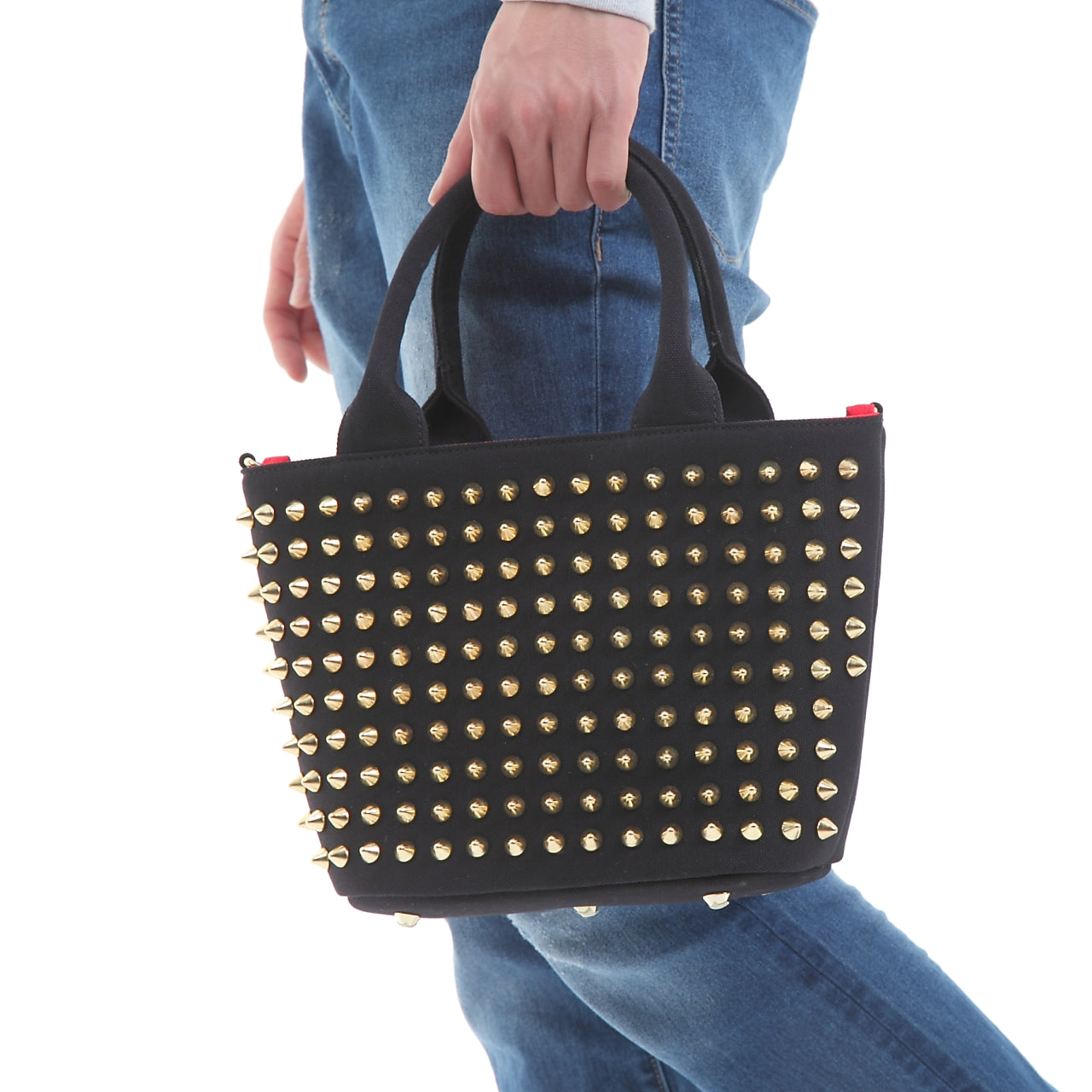 【早い者勝ちアウトレット】エキドナ トゲトゲ スタッズバッグ ハリートート