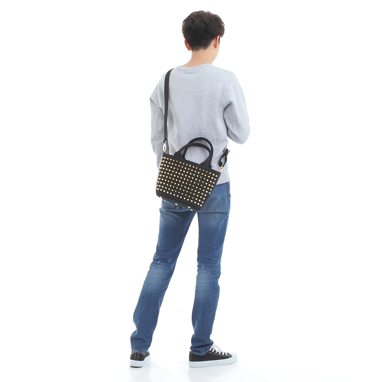 【早い者勝ちアウトレット】エキドナ トゲトゲ スタッズバッグ ハリートート