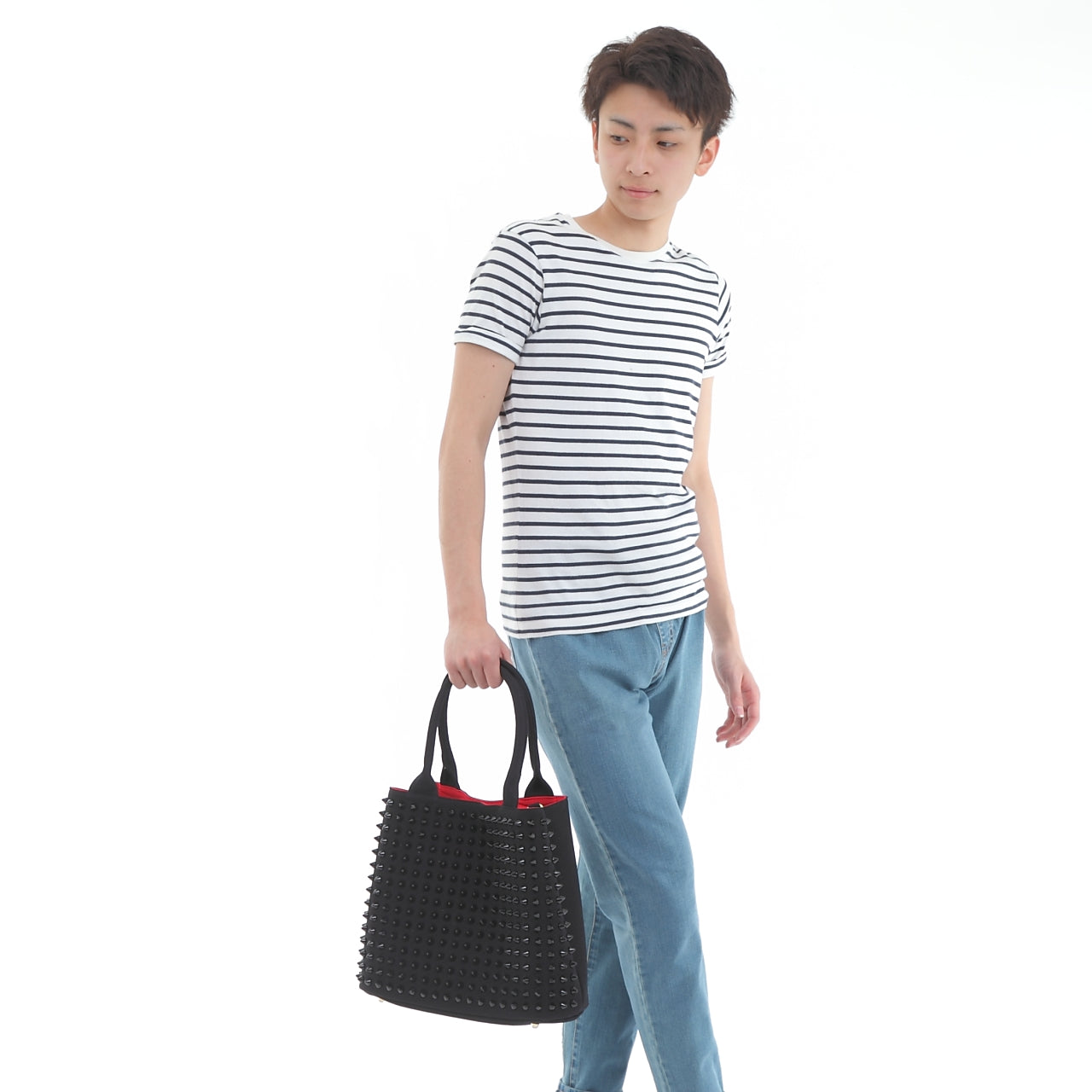 【早い者勝ちアウトレット】エキドナ トゲトゲ スタッズバッグ ハリートート