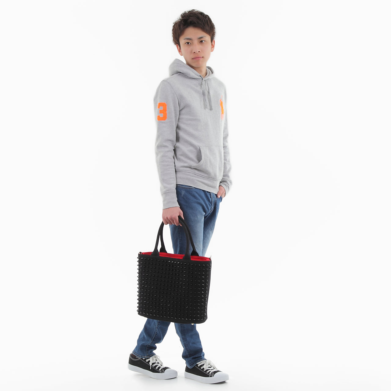 【早い者勝ちアウトレット】エキドナ トゲトゲ スタッズバッグ ハリートート