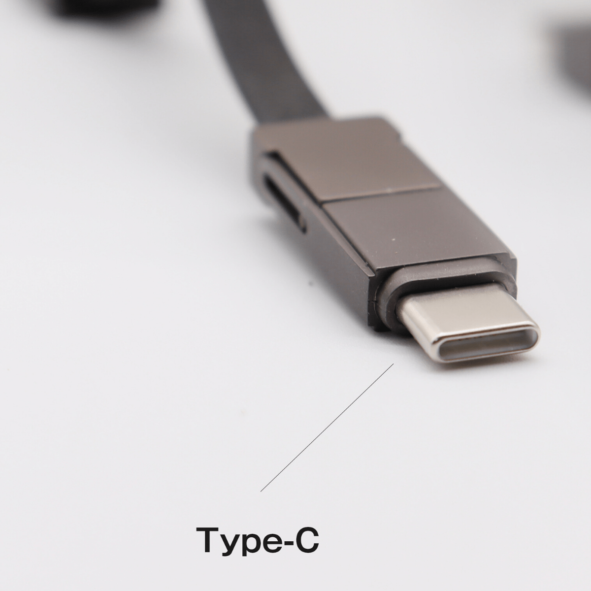 これ1つでAndroidもiPhoneも対応可能!極小USBケーブル「ミニル」TypeC変換コネクタ付き - RASICAL