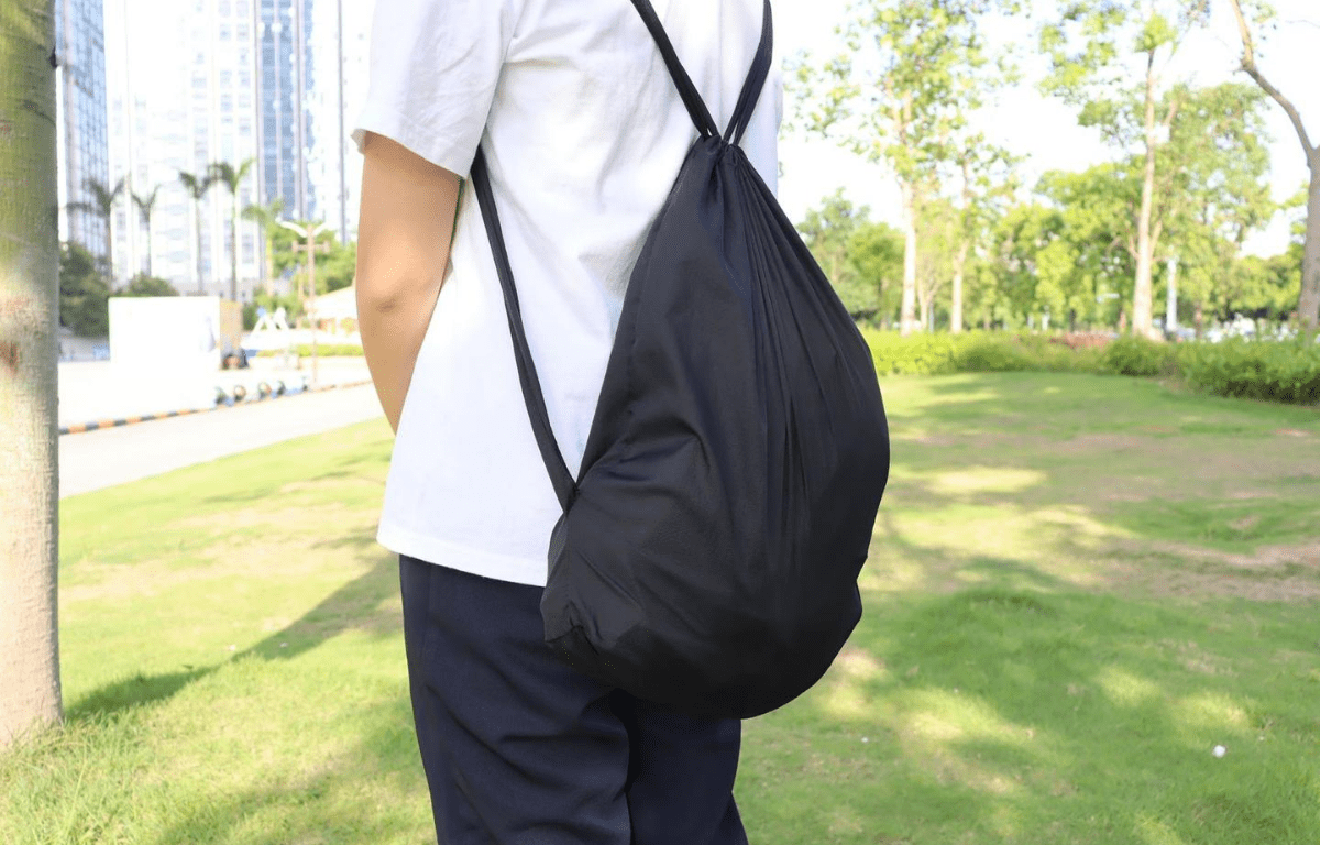 ラスト1点【アウトレット】サンプル品7セット、手ぶら派の方に最適、22gの便利なリュック型エコバッグ「エコラシリュック」