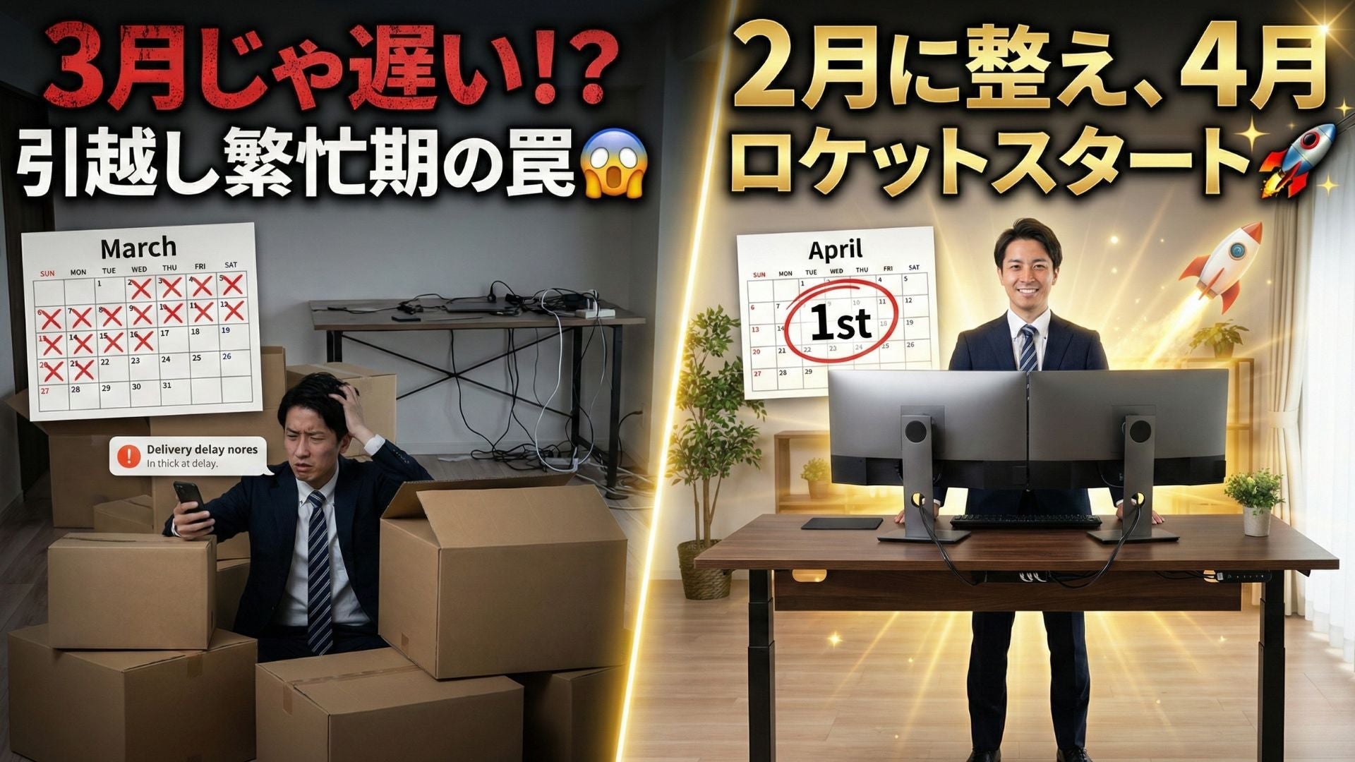【新生活準備】2月中に環境を整えるべき3つの理由。4月のロケットスタートのために