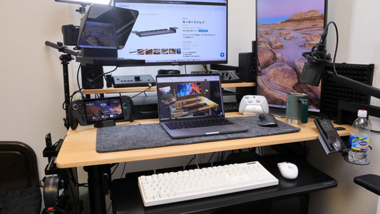 MIDIキーボードも設置できるキーボードトレイ、かぴぞー様「Rasical Desk」Blogレビュー✍️