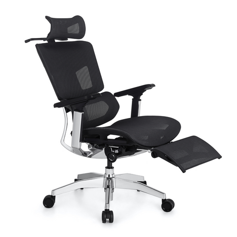 美品 GrowSpica Elite ブラック 人間工学に基づいて作られた、姿勢を保つ超集中ワークチェア