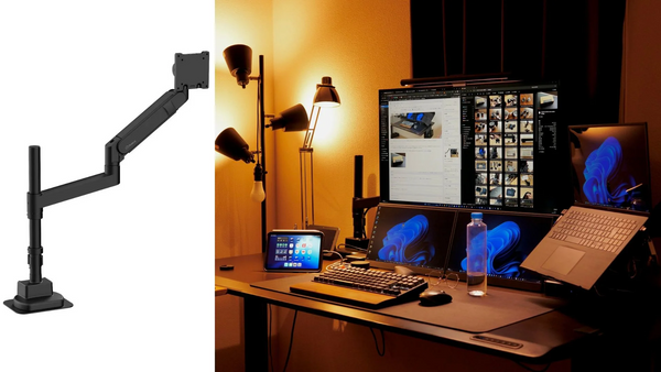 Rasical Monitor Arm レビュー｜デスク面から74cmの高さが出る高級アーム。最高だった。