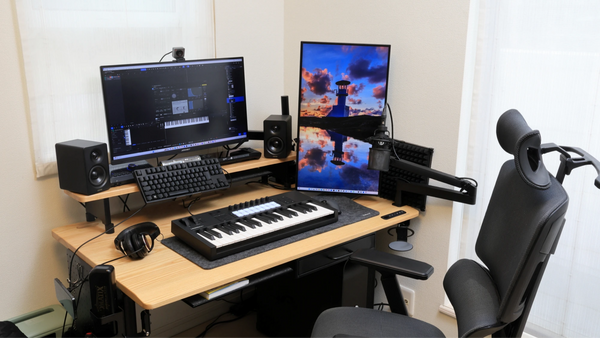 Rasical Desk ホームオフィス Premium セットレビュー！ オプション18点セットの圧倒的統一感