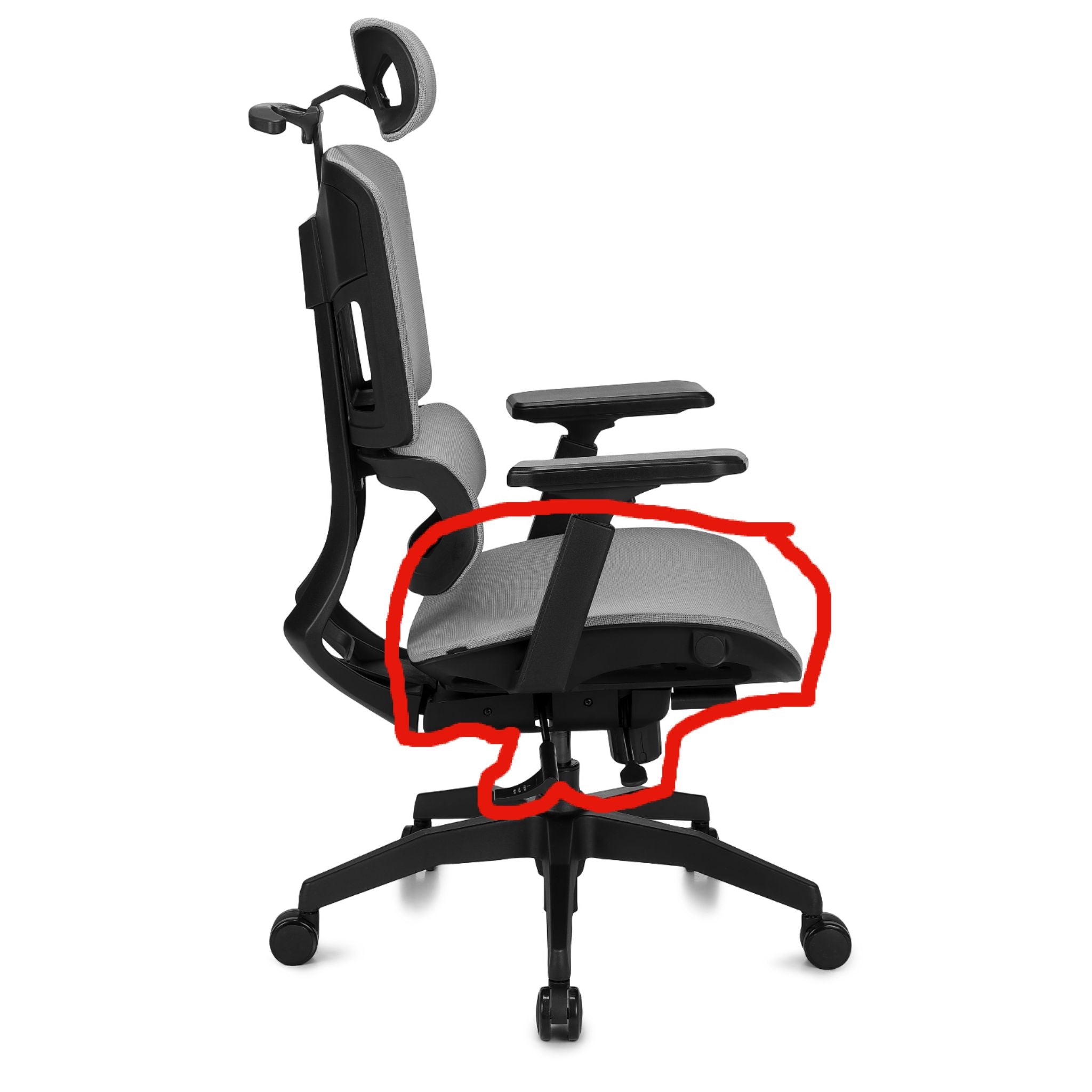 GrowSpica用パーツ 座面 （シャーシ付き）