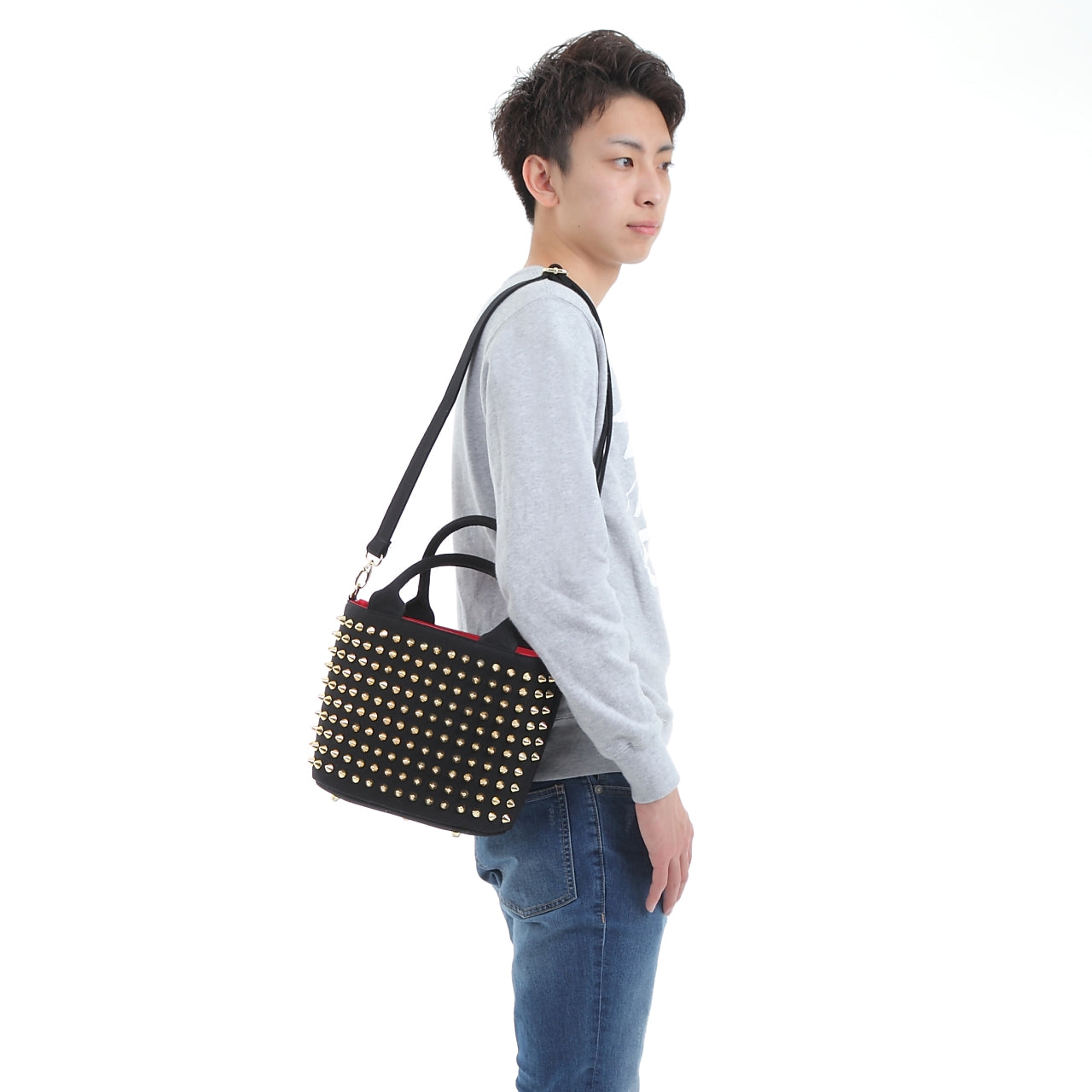 【早い者勝ちアウトレット】エキドナ トゲトゲ スタッズバッグ ハリートート