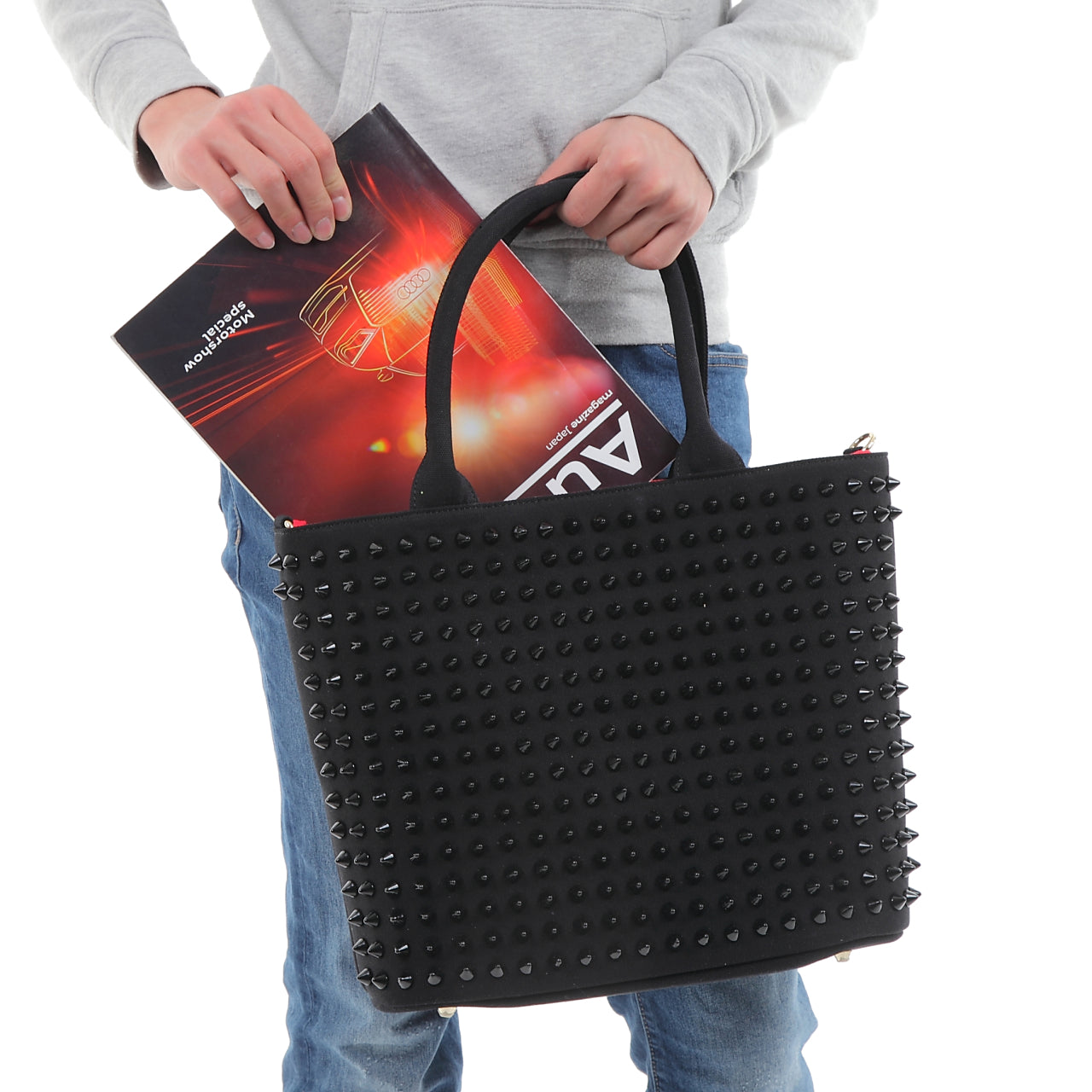 【早い者勝ちアウトレット】エキドナ トゲトゲ スタッズバッグ ハリートート