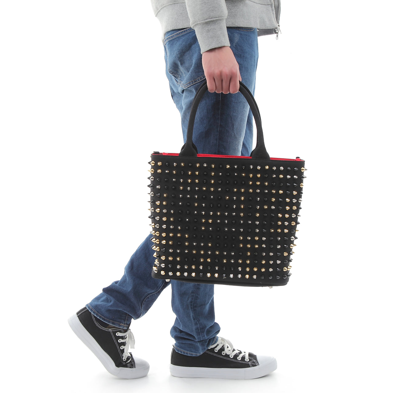 【早い者勝ちアウトレット】エキドナ トゲトゲ スタッズバッグ ハリートート