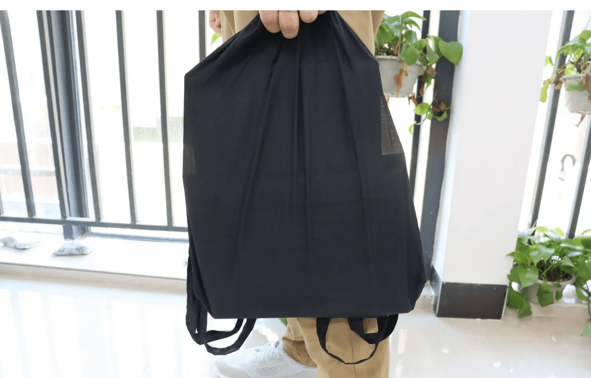 ラスト１点【アウトレット】サンプル品７セット、手ぶら派の方に最適、22gの便利なリュック型エコバッグ「エコラシリュック」